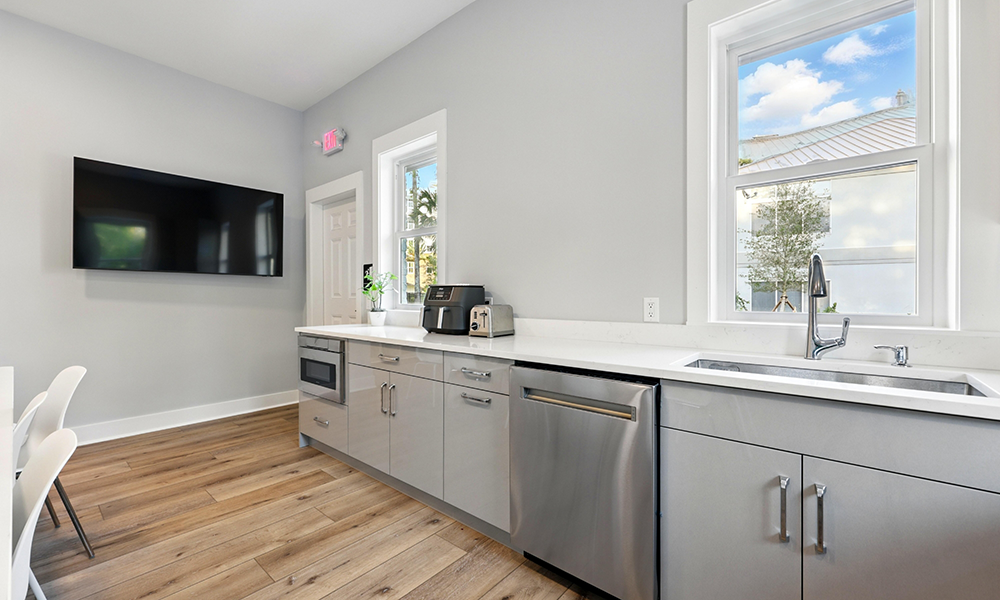 Break room in dental office