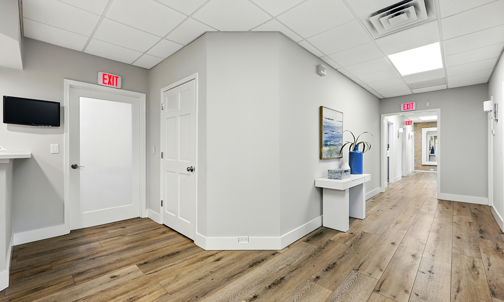 Break room in dental office