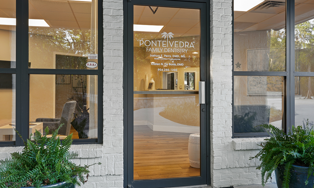 Front door of dental office
